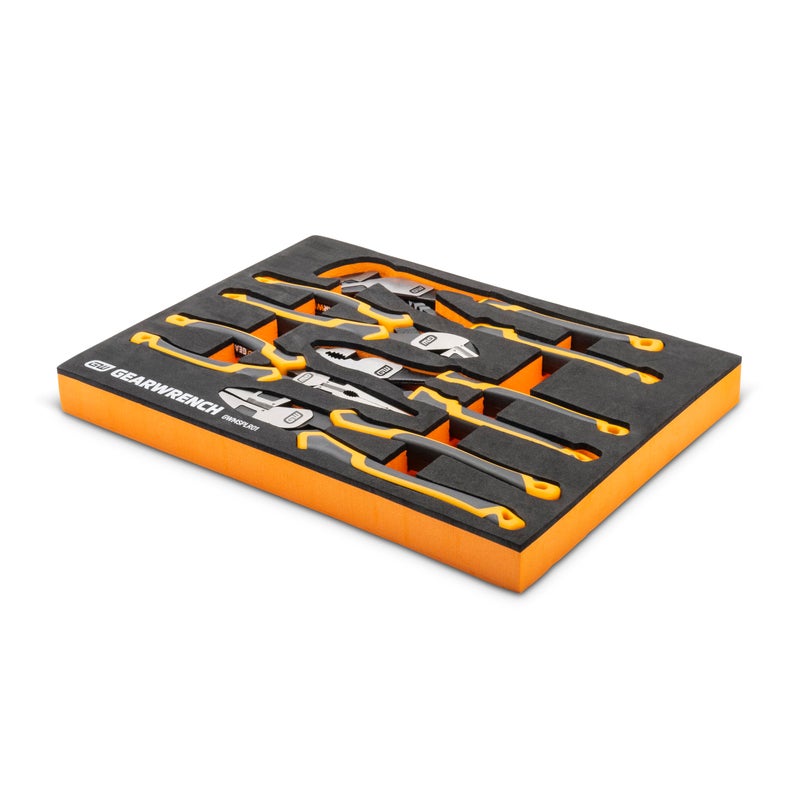 GEARWRENCH 5 Piece PITBULL Cushion Grip Pliers Set in Foam Storage Tray - GWMSPLR01 - Image 3